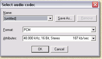 PX3's AC3 to WAV - What codec do you want to use for your WAV?