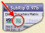 SubRip - Terug bij de editor