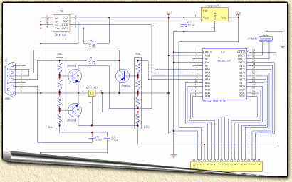 Parallax OEM Basic Stamp II - Schema (klik voor zoom)