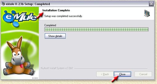 eMule - Setup completed