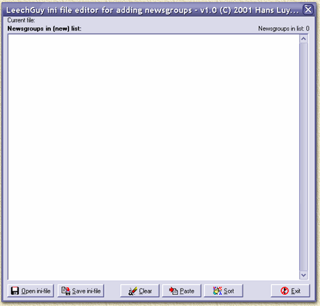 LeechGuy Nieuwsgroepen editor