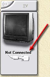 TV not connected!