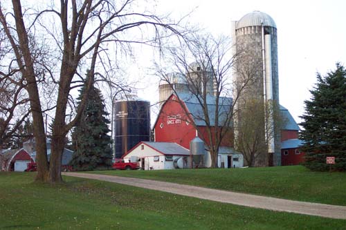 Dave's favorite: Farms - they look way different than the Dutch ones!