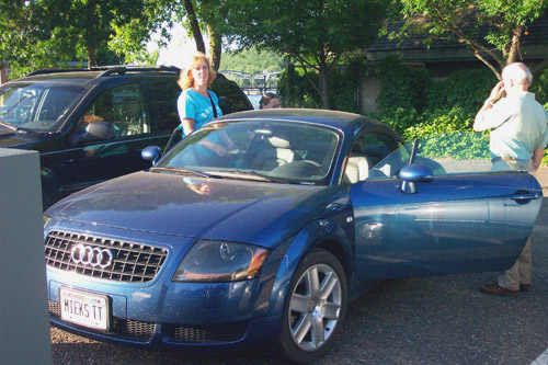 Making a trip with my aunt's Audi TT :-) 