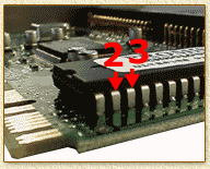 Pin 2 en 3 op de BIOS chip