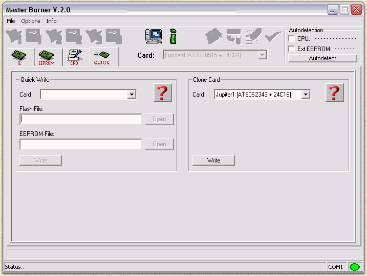 MasterBurner - Duplicating cards