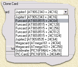 MasterBurner - Select card to duplicate