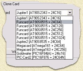 MasterBurner - Selecteer het type kaart dat we gaan kopieren