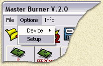 MasterBurner - Configureer jouw programmer