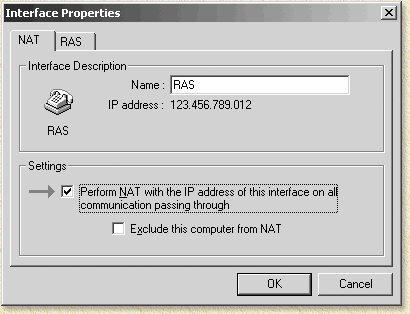 Activate NAT for RAS used by MXStream