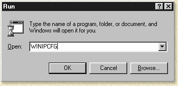 Start WINIPCFG